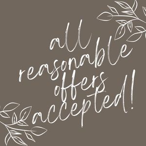 Bundle and Save! Reasonable Offers will be Accepted!